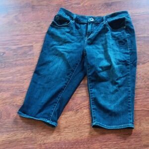 DKNY denim capris